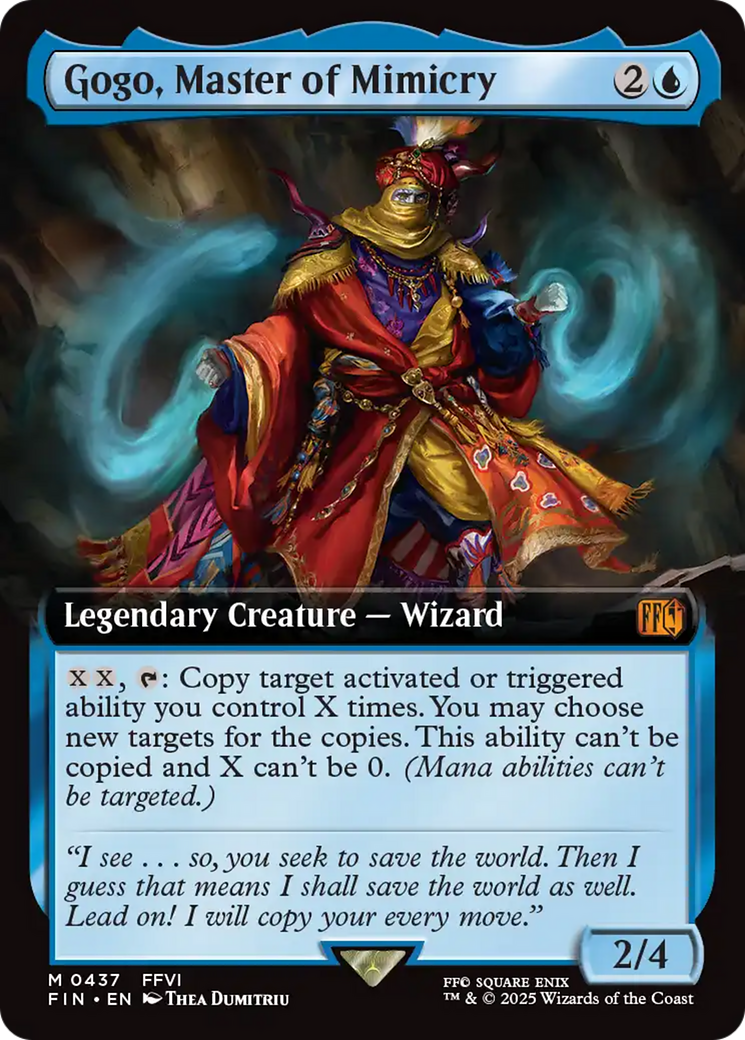 Gogo, Master of Mimicry (Extended Art) [FINAL FANTASY] | Jomio and Rueliete's Cards and Comics