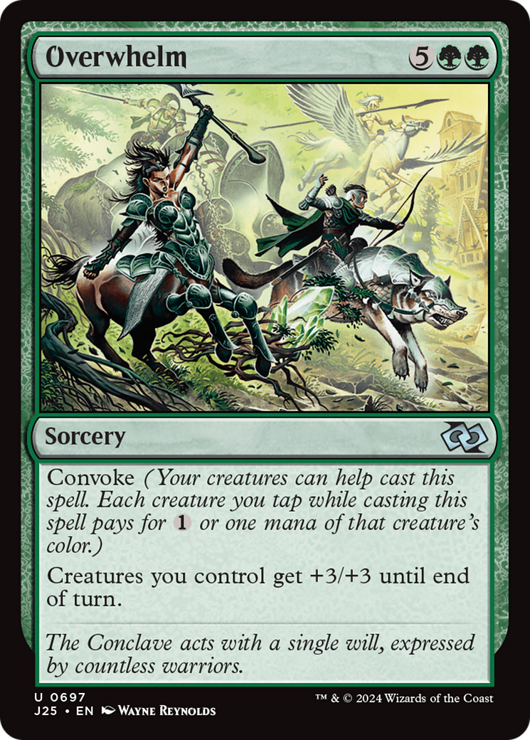 Overwhelm [Foundations Jumpstart] | Jomio and Rueliete's Cards and Comics