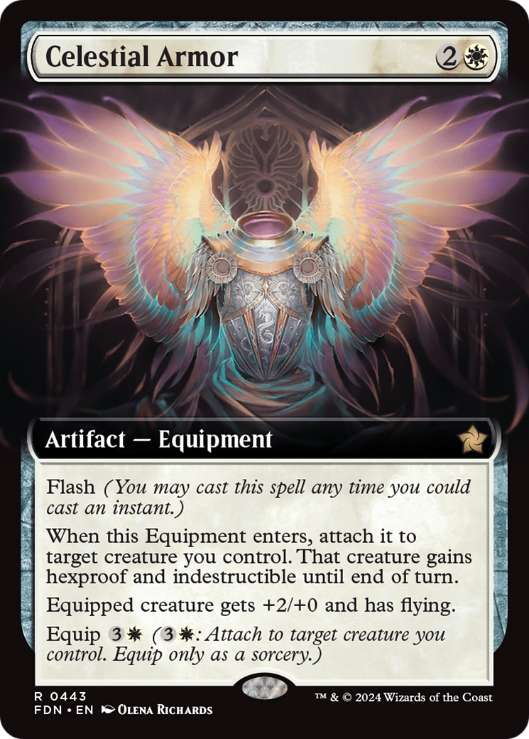 Celestial Armor (Extended Art) [Foundations] | Jomio and Rueliete's Cards and Comics
