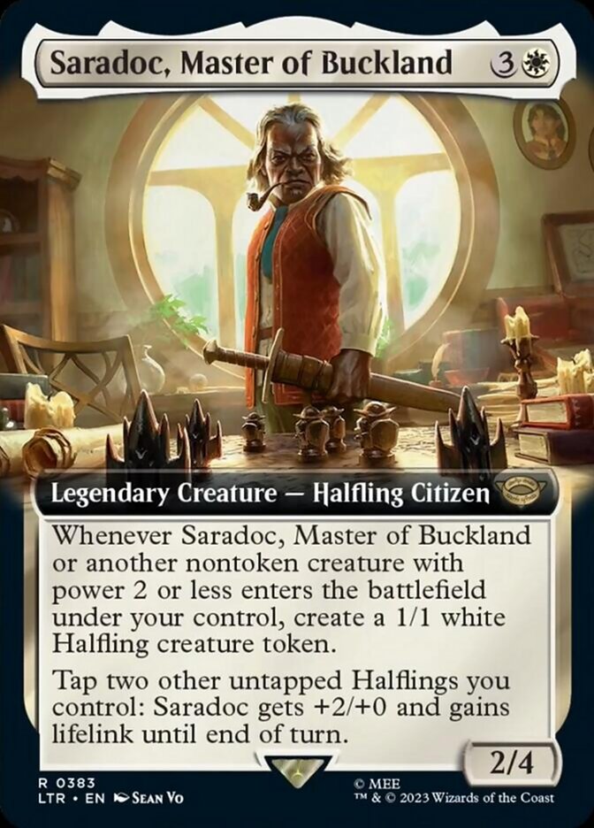 Saradoc, Master of Buckland (Extended Art) [The Lord of the Rings: Tales of Middle-Earth] | Jomio and Rueliete's Cards and Comics
