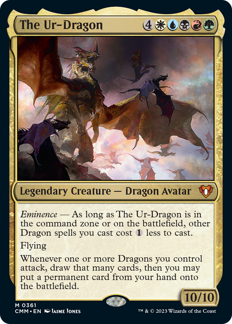 The Ur-Dragon [Commander Masters] | Jomio and Rueliete's Cards and Comics