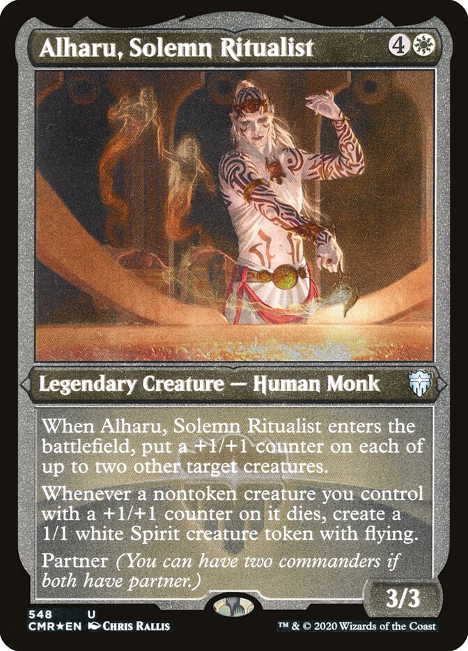 Alharu, Solemn Ritualist (Etched) [Commander Legends] | Jomio and Rueliete's Cards and Comics