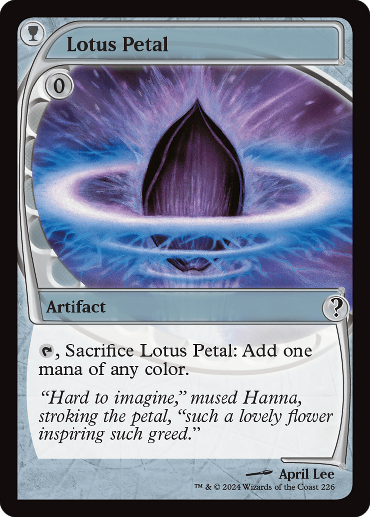 Lotus Petal (Future Sight) [Mystery Booster 2] | Jomio and Rueliete's Cards and Comics