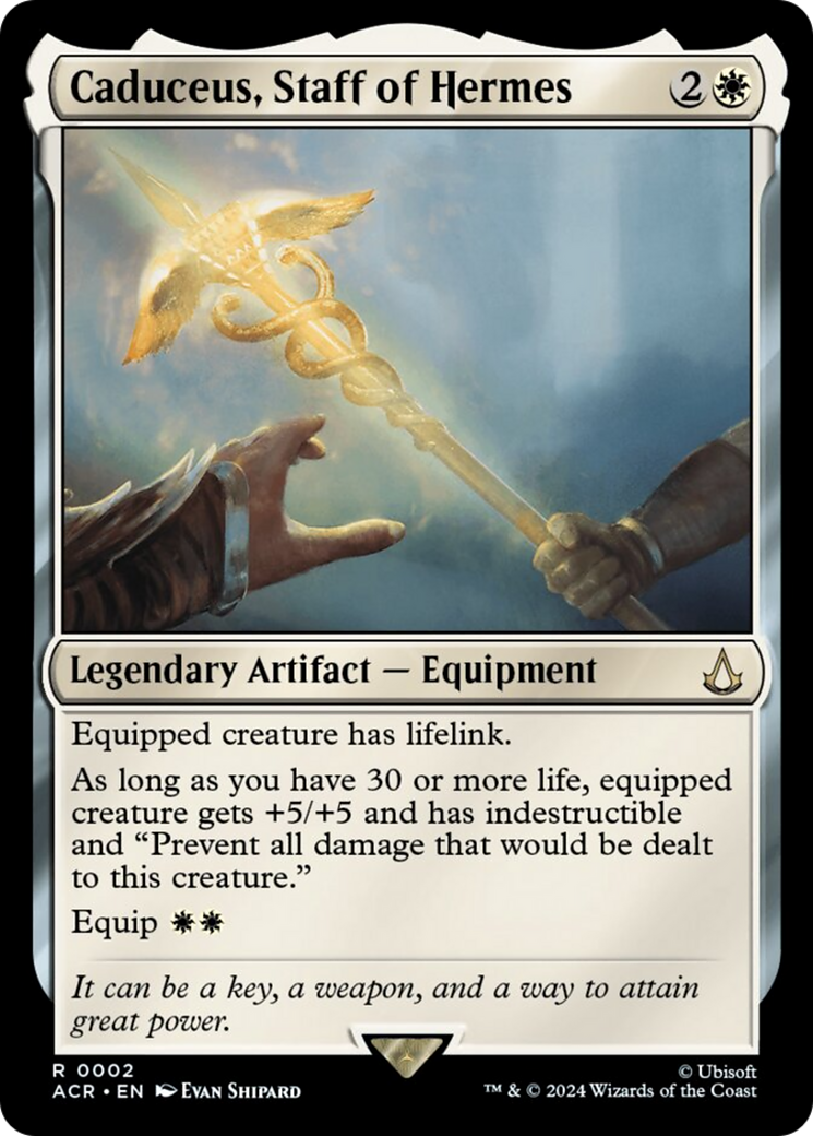 Caduceus, Staff of Hermes [Assassin's Creed] | Jomio and Rueliete's Cards and Comics