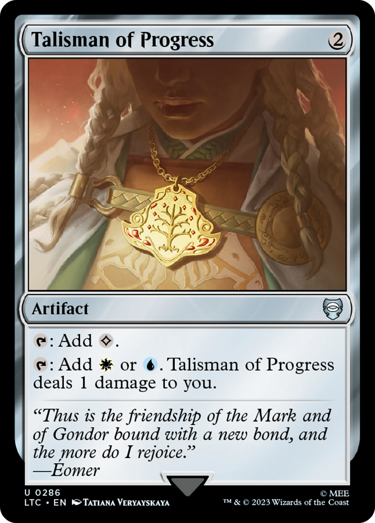 Talisman of Progress [The Lord of the Rings: Tales of Middle-Earth Commander] | Jomio and Rueliete's Cards and Comics