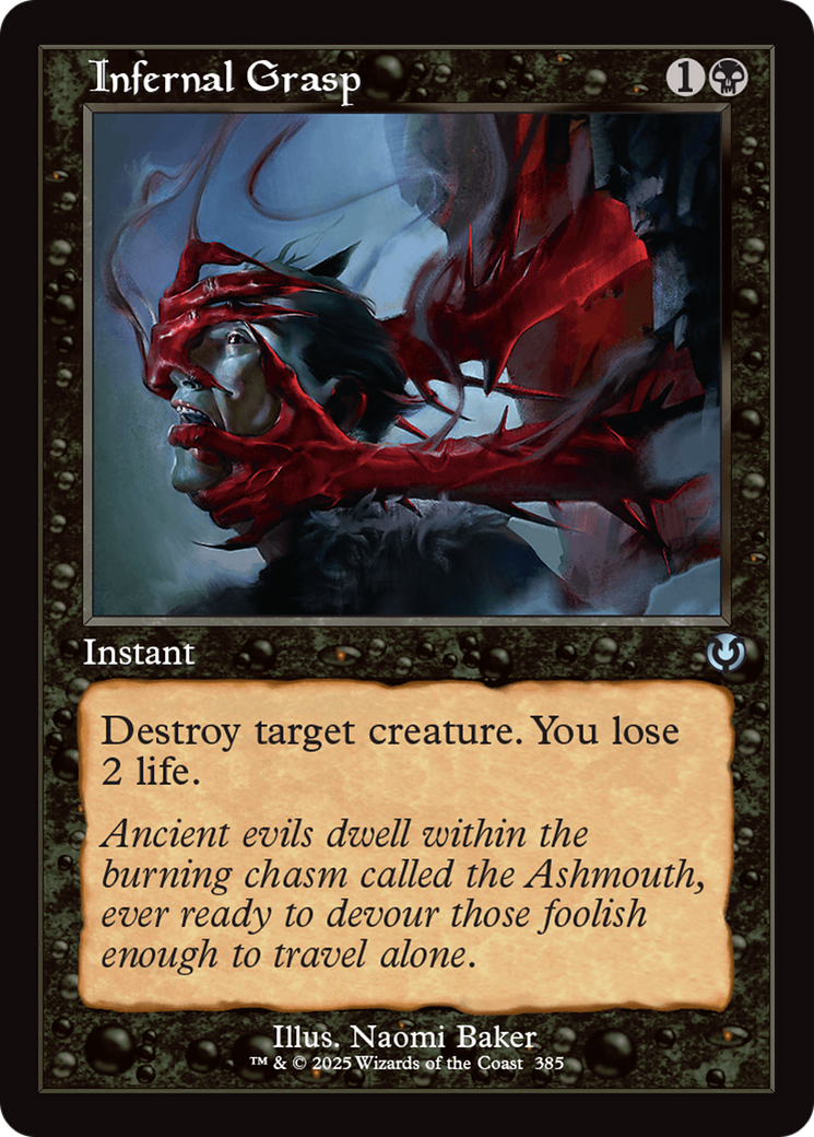 Infernal Grasp (Retro Frame) [Innistrad Remastered] | Jomio and Rueliete's Cards and Comics
