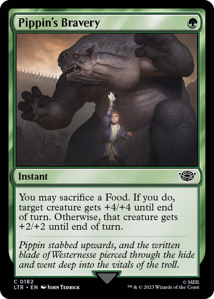 Pippin's Bravery [The Lord of the Rings: Tales of Middle-Earth] | Jomio and Rueliete's Cards and Comics