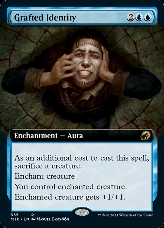 Grafted Identity (Extended Art) [Innistrad: Midnight Hunt] | Jomio and Rueliete's Cards and Comics