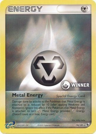 Metal Energy (94/109) (Winner) [EX: Ruby & Sapphire] | Jomio and Rueliete's Cards and Comics