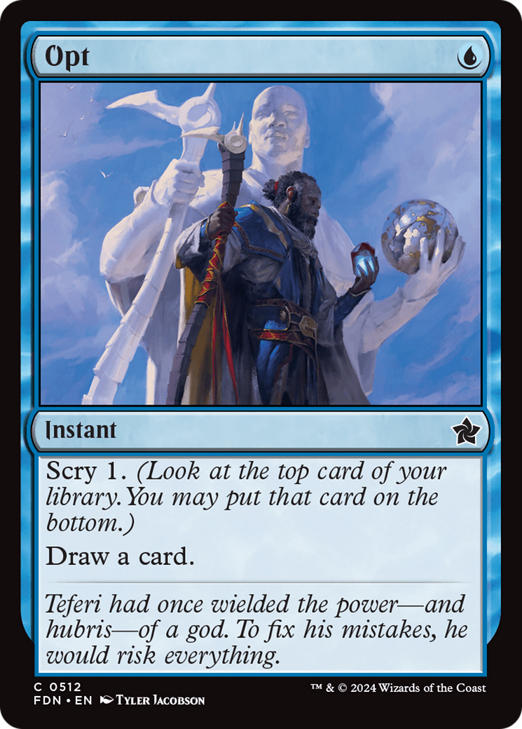 Opt [Foundations] | Jomio and Rueliete's Cards and Comics