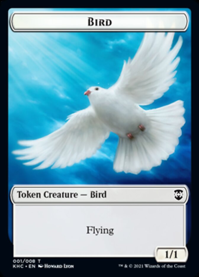 Bird Token [Kaldheim Commander Tokens] | Jomio and Rueliete's Cards and Comics