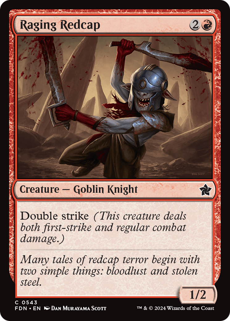Raging Redcap [Foundations] | Jomio and Rueliete's Cards and Comics