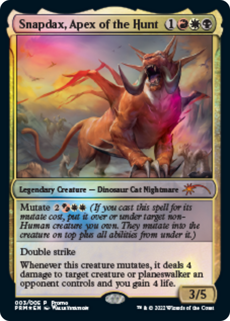 Snapdax, Apex of the Hunt [Year of the Tiger 2022] | Jomio and Rueliete's Cards and Comics