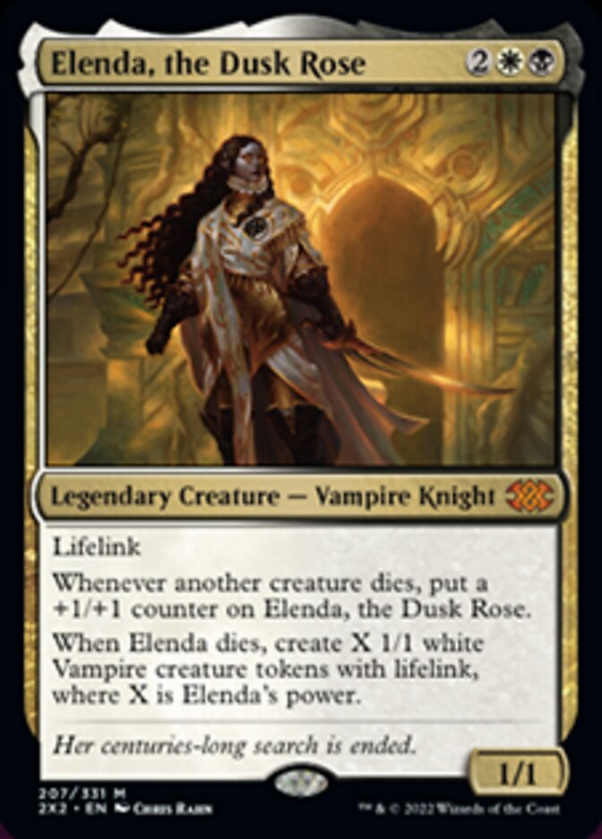 Elenda, the Dusk Rose [Double Masters 2022] | Jomio and Rueliete's Cards and Comics