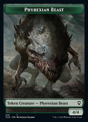 Phyrexian Beast // Wurm Double-Sided Token [Commander Legends: Battle for Baldur's Gate Tokens] | Jomio and Rueliete's Cards and Comics