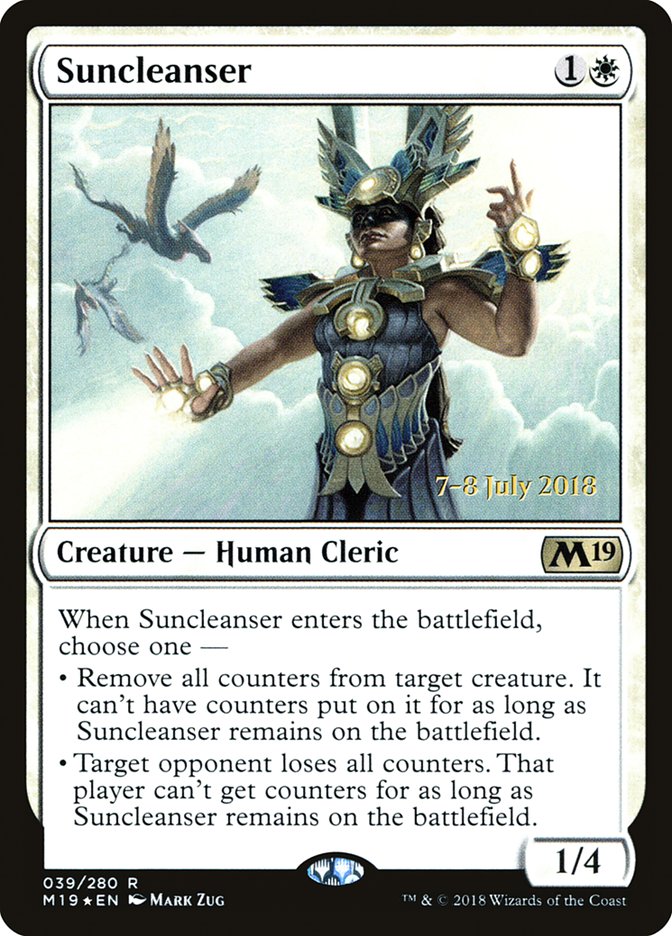 Suncleanser [Core Set 2019 Prerelease Promos] | Jomio and Rueliete's Cards and Comics