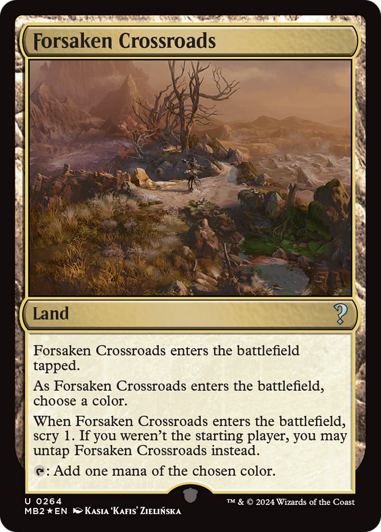 Forsaken Crossroads [Mystery Booster 2] | Jomio and Rueliete's Cards and Comics
