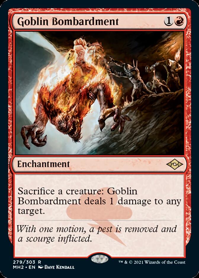 Goblin Bombardment (Foil Etched) [Modern Horizons 2] | Jomio and Rueliete's Cards and Comics