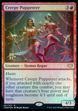 Creepy Puppeteer [Innistrad: Crimson Vow Prerelease Promos] | Jomio and Rueliete's Cards and Comics