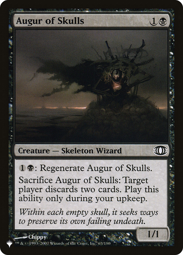 Augur of Skulls [The List] | Jomio and Rueliete's Cards and Comics