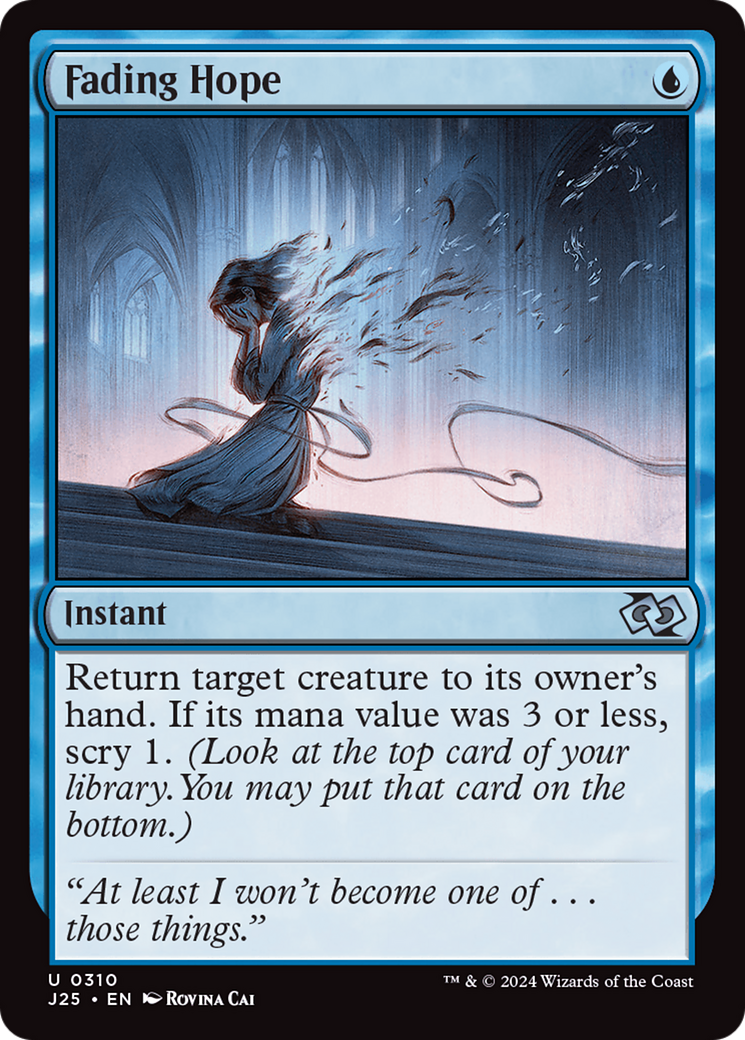 Fading Hope [Foundations Jumpstart] | Jomio and Rueliete's Cards and Comics