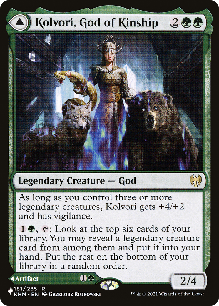 Kolvori, God of Kinship // The Ringhart Crest [Secret Lair: From Cute to Brute] | Jomio and Rueliete's Cards and Comics
