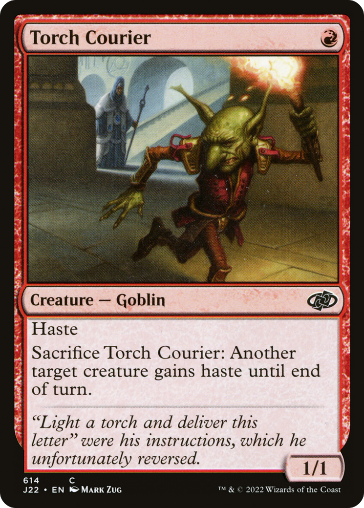 Torch Courier [Jumpstart 2022] | Jomio and Rueliete's Cards and Comics