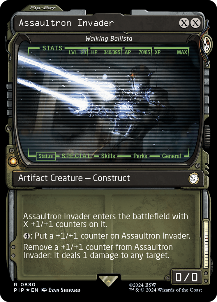 Assaultron Invader - Walking Ballista (Surge Foil) [Fallout] | Jomio and Rueliete's Cards and Comics