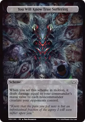 You Will Know True Suffering (Full Art) [Duskmourn: Archenemy] | Jomio and Rueliete's Cards and Comics