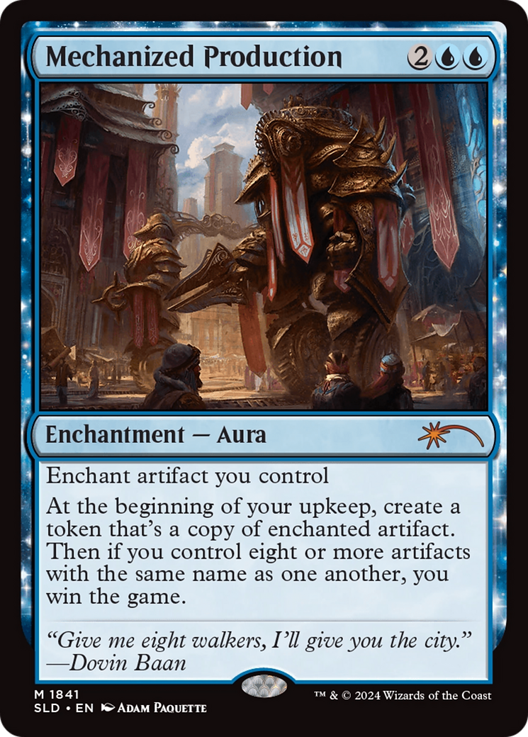 Mechanized Production [Secret Lair Drop Series] | Jomio and Rueliete's Cards and Comics