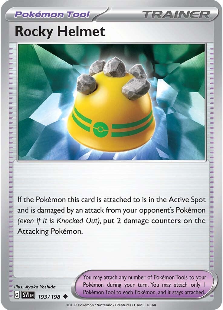 Rocky Helmet (193/198) [Scarlet & Violet: Base Set] | Jomio and Rueliete's Cards and Comics