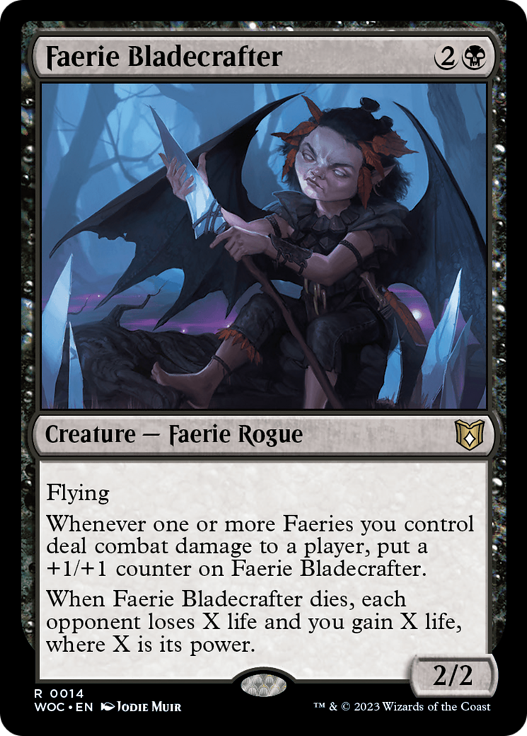 Faerie Bladecrafter [Wilds of Eldraine Commander] | Jomio and Rueliete's Cards and Comics