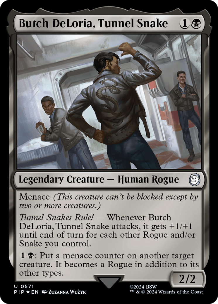 Butch DeLoria, Tunnel Snake (Surge Foil) [Fallout] | Jomio and Rueliete's Cards and Comics