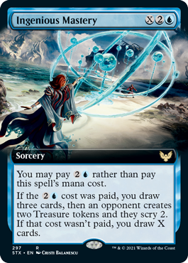 Ingenious Mastery (Extended Art) [Strixhaven: School of Mages] | Jomio and Rueliete's Cards and Comics