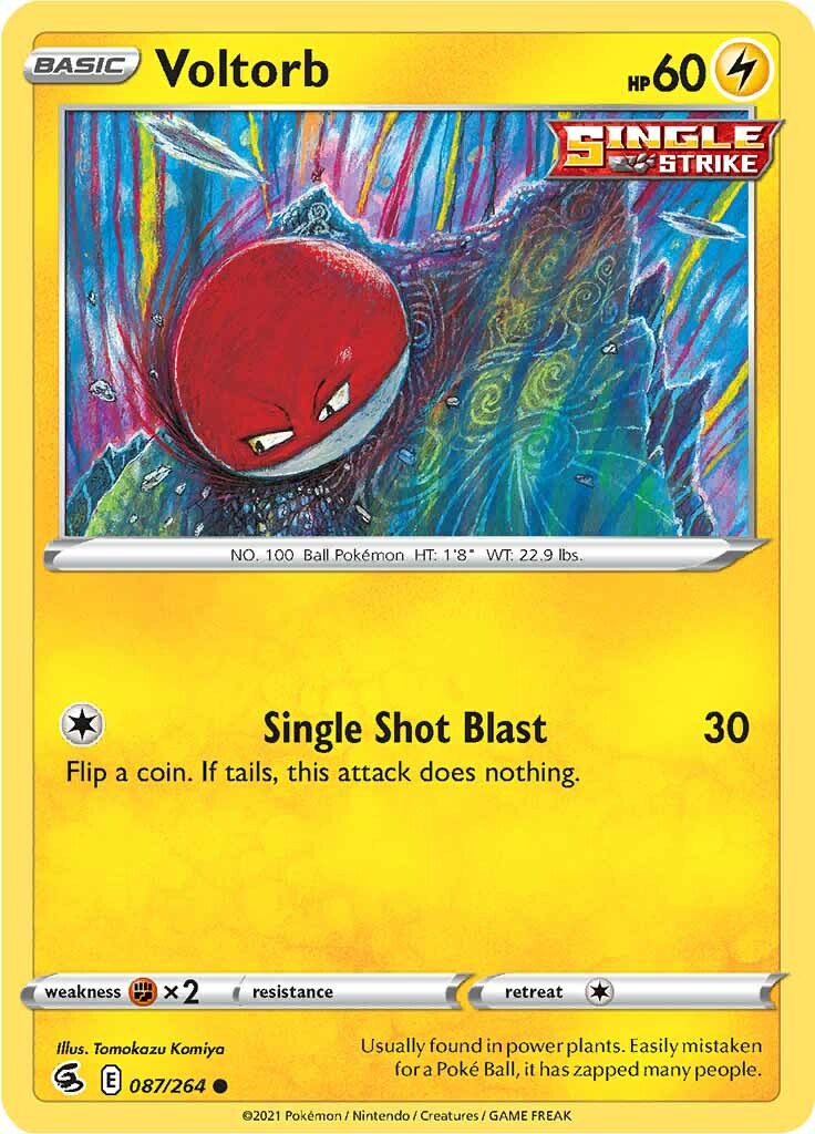 Voltorb (087/264) [Sword & Shield: Fusion Strike] | Jomio and Rueliete's Cards and Comics