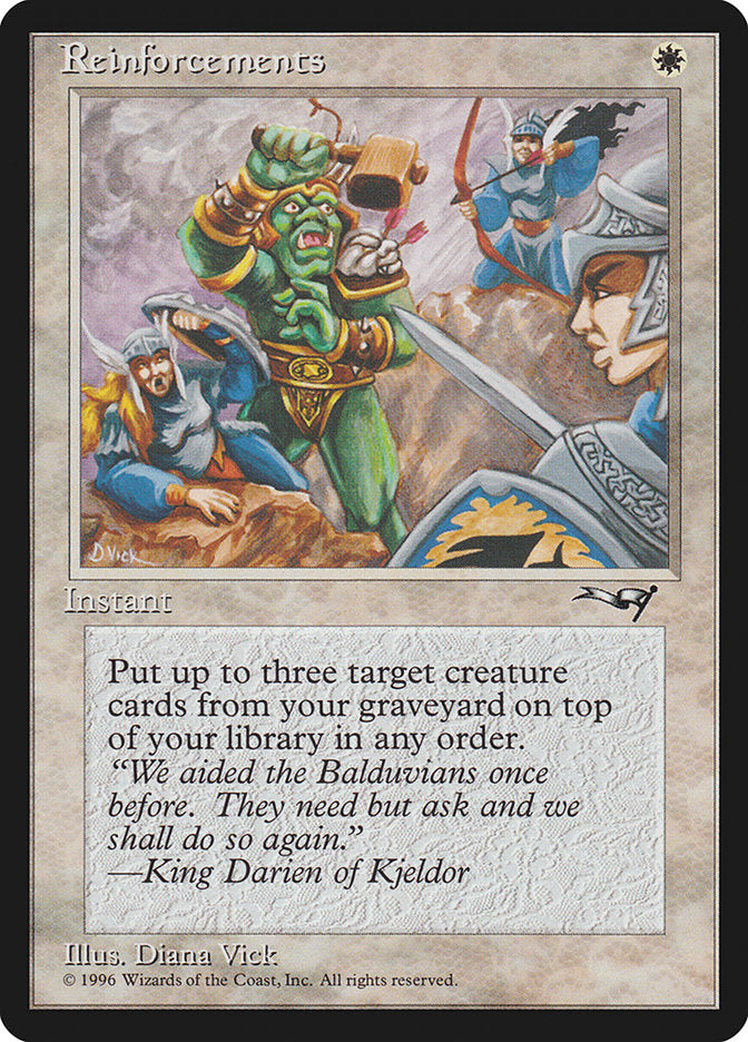 Reinforcements (With Archer) [Alliances] | Jomio and Rueliete's Cards and Comics