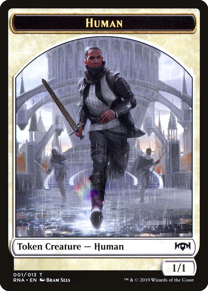 Human Token [Ravnica Allegiance Tokens] | Jomio and Rueliete's Cards and Comics