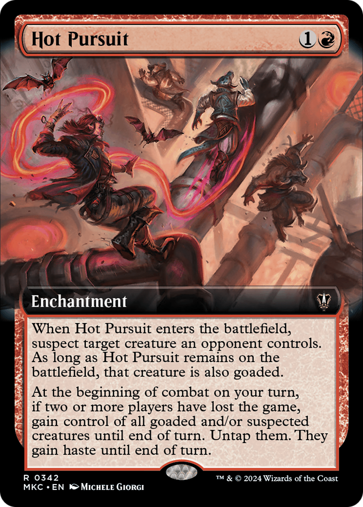 Hot Pursuit (Extended Art) [Murders at Karlov Manor Commander] | Jomio and Rueliete's Cards and Comics
