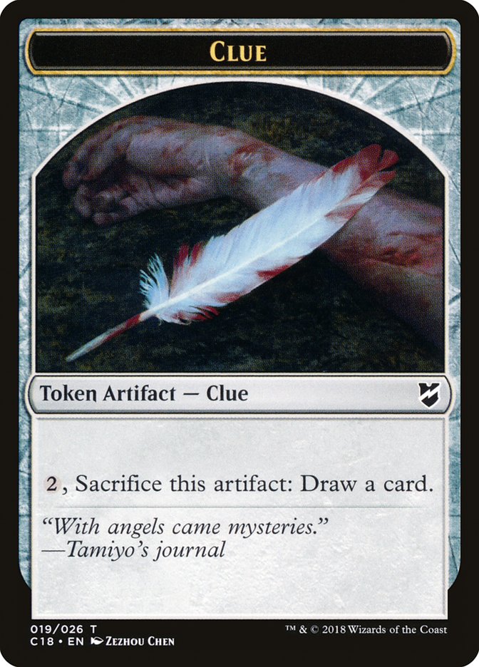 Clue Token [Commander 2018 Tokens] | Jomio and Rueliete's Cards and Comics
