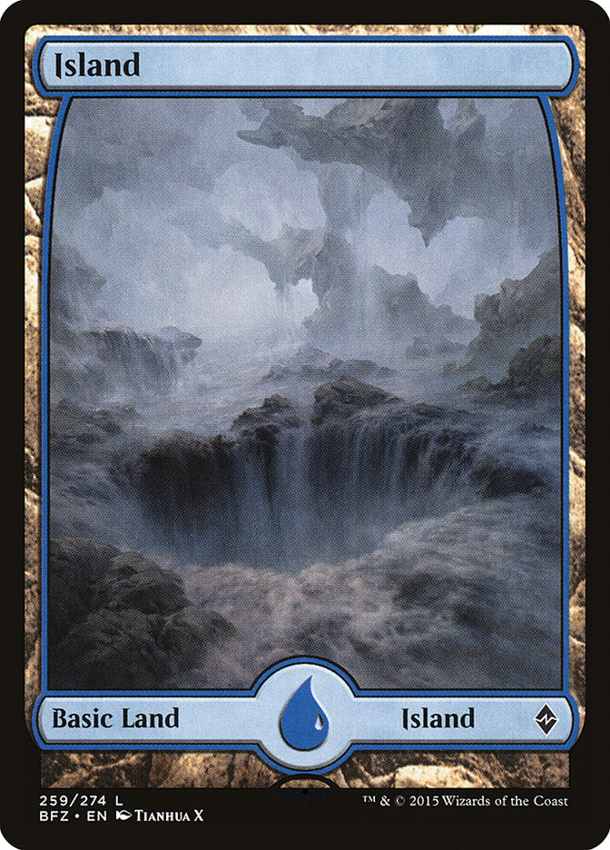 Island (259) (Full Art) [Battle for Zendikar] | Jomio and Rueliete's Cards and Comics