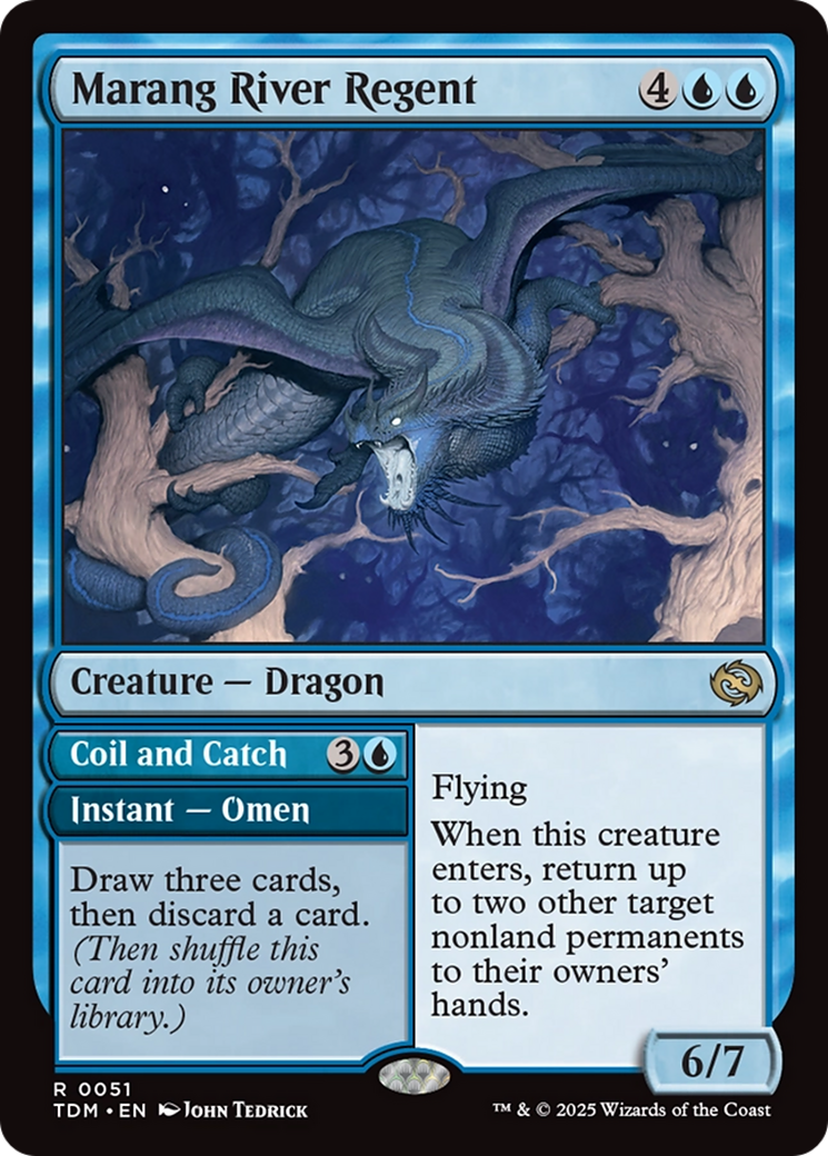 Marang River Regent [Tarkir: Dragonstorm] | Jomio and Rueliete's Cards and Comics