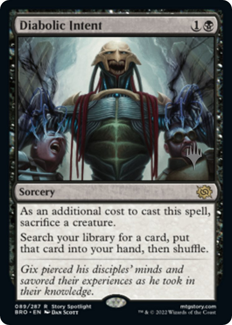 Diabolic Intent (Promo Pack) [The Brothers' War Promos] | Jomio and Rueliete's Cards and Comics