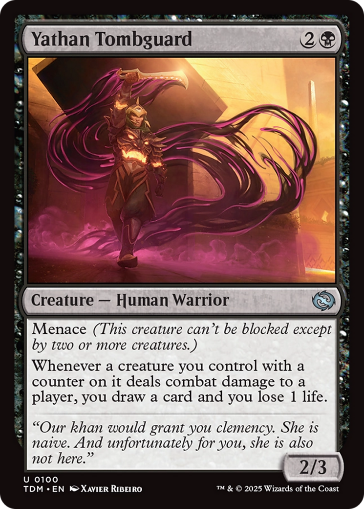 Yathan Tombguard [Tarkir: Dragonstorm] | Jomio and Rueliete's Cards and Comics