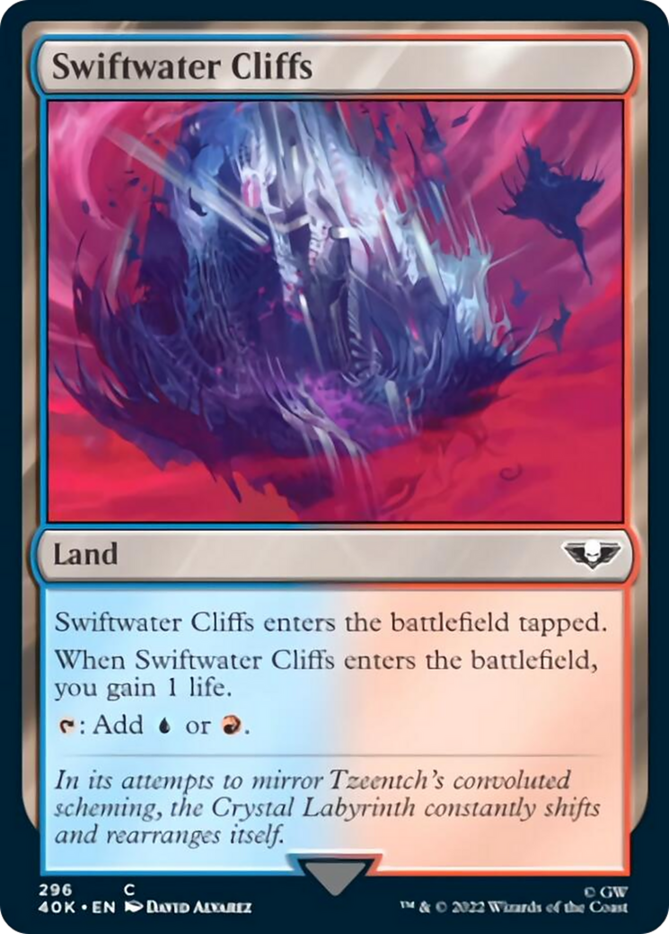 Swiftwater Cliffs (Surge Foil) [Warhammer 40,000] | Jomio and Rueliete's Cards and Comics