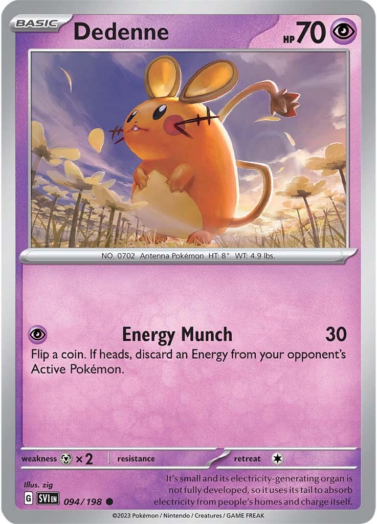 Dedenne (094/198) [Scarlet & Violet: Base Set] | Jomio and Rueliete's Cards and Comics