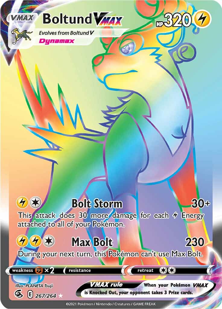 Boltund VMAX (267/264) [Sword & Shield: Fusion Strike] | Jomio and Rueliete's Cards and Comics
