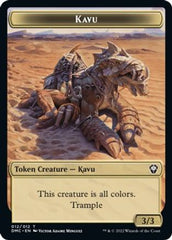 Kavu // Angel Double-Sided Token [Dominaria United Commander Tokens] | Jomio and Rueliete's Cards and Comics