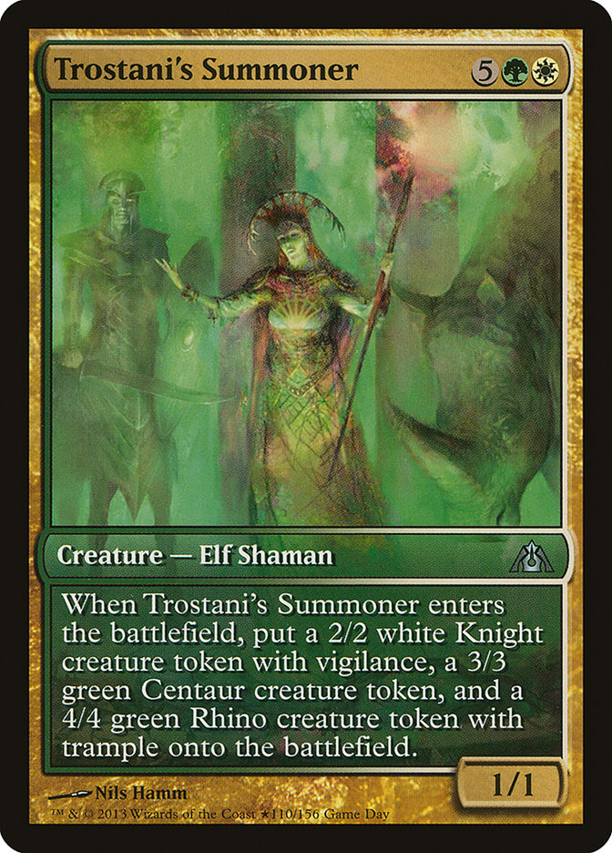 Trostani's Summoner (Game Day) [Dragon's Maze Promos] | Jomio and Rueliete's Cards and Comics
