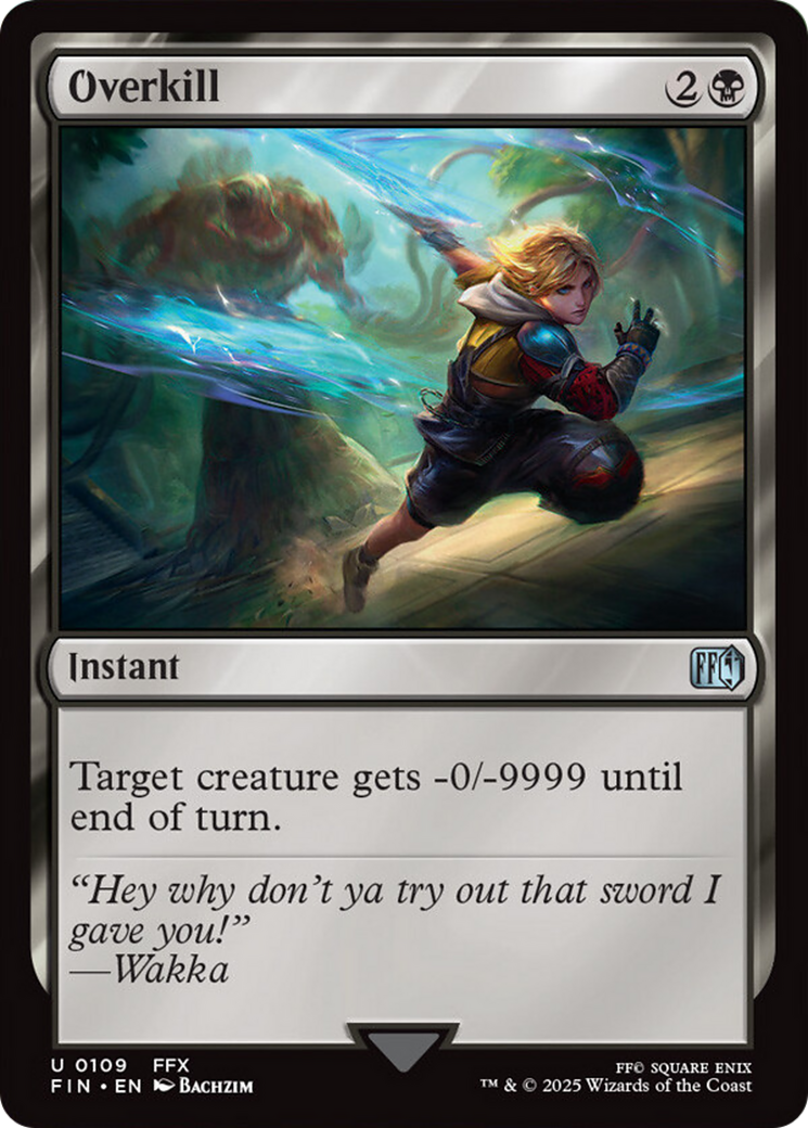 Overkill [FINAL FANTASY] | Jomio and Rueliete's Cards and Comics