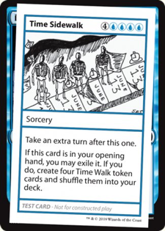 Time Sidewalk (2021 Edition) [Mystery Booster Playtest Cards] | Jomio and Rueliete's Cards and Comics